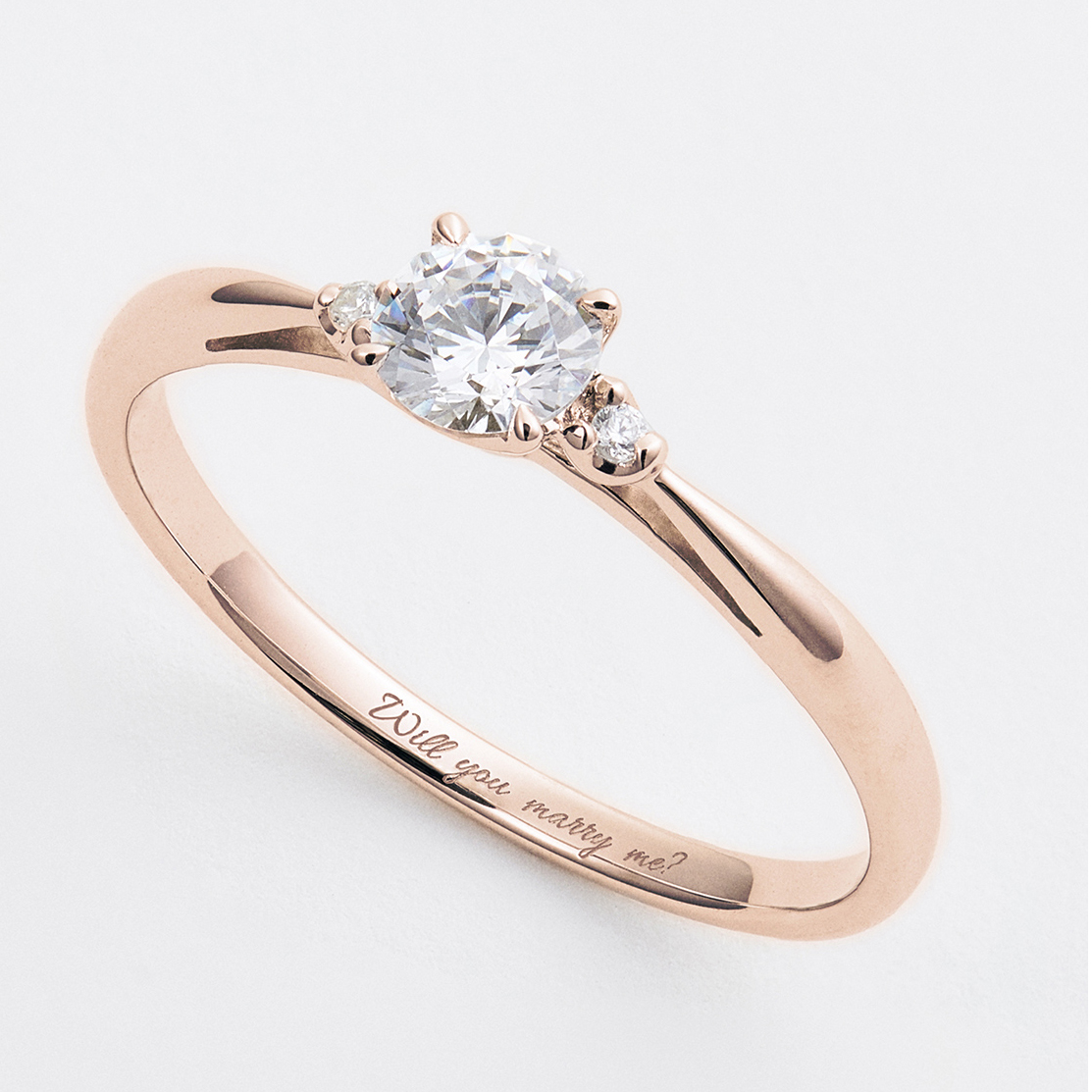 プロポーズリング “キュート/ピンク” | オーダーメイド結婚指輪・婚約